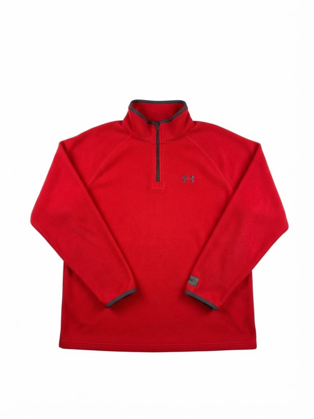 Under Armour Red Half-Zip Fleece Pullover Jacket